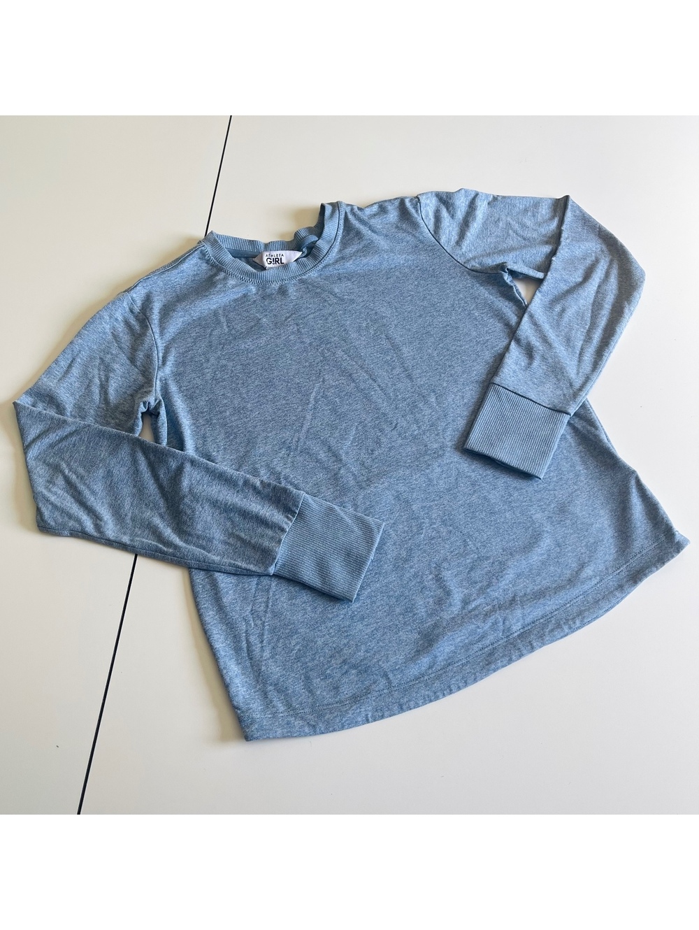 Athleta Girl Girl's Size L 12 Long Sleeve Blue Athletic Top